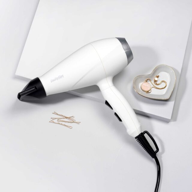 BaByliss 6704WE hair dryer 2000 W Black  White - imagine 8