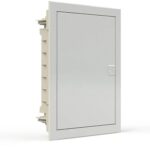 Plastic enclosure w/ metal doors  IP40  2 rows