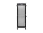Rack cabinet 19  32U 600x1000 black perforated doo - imagine 7