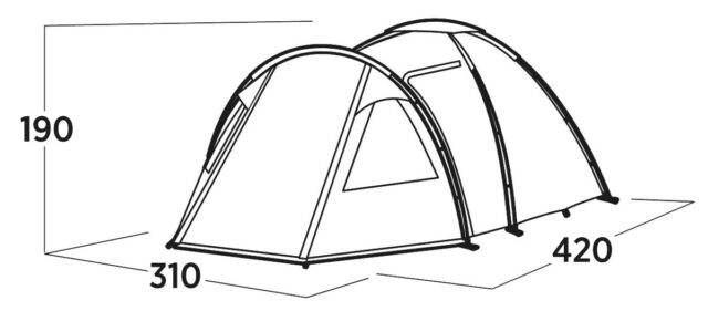5-person tent Easy Camp Kinn 5 - imagine 5