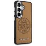 Case Karl Lagerfeld Perforated KL        MagSafe for Samsung Galaxy S26 brown - imagine 4