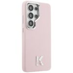 Case Karl Lagerfeld K Metal Logo MagSafe for Samsung Galaxy S26 Ultra pink - imagine 4