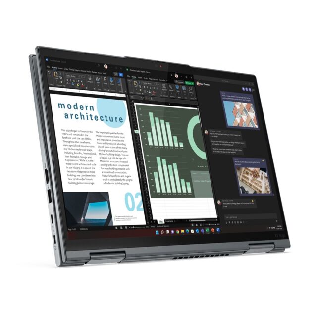 Lenovo ThinkPad X1 Yoga Intel® Core™ i7 i7-1365U Hybrid (2-in-1) 35.6 cm (14 ) Touchscreen WUXGA 32 GB LPDDR5-SDRAM 512 GB SSD Wi-Fi 6E (802.11ax) 4G LTE Windows 11 Pro Grey - imagine 4