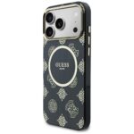 Etui Guess IML Peony Dot MagSafe do       iPhone 17 Pro Max czarny - imagine 2