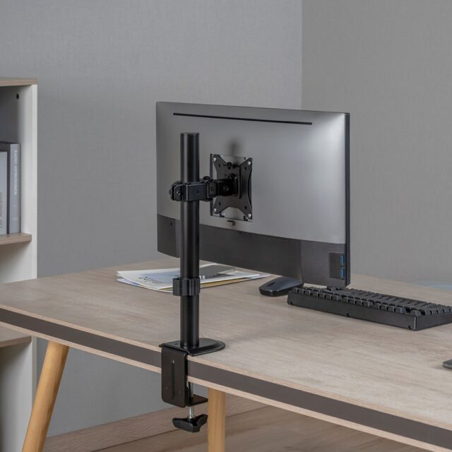 Maclean LCD monitor desk mount  VESA 75x75 and 100x100  17-32  9kg  MC-751N - imagine 2