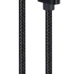 Gembird CCDB-mUSB2B-AMLM-6 Cotton braided 8-pin cable with metal connectors  1.8 m  black