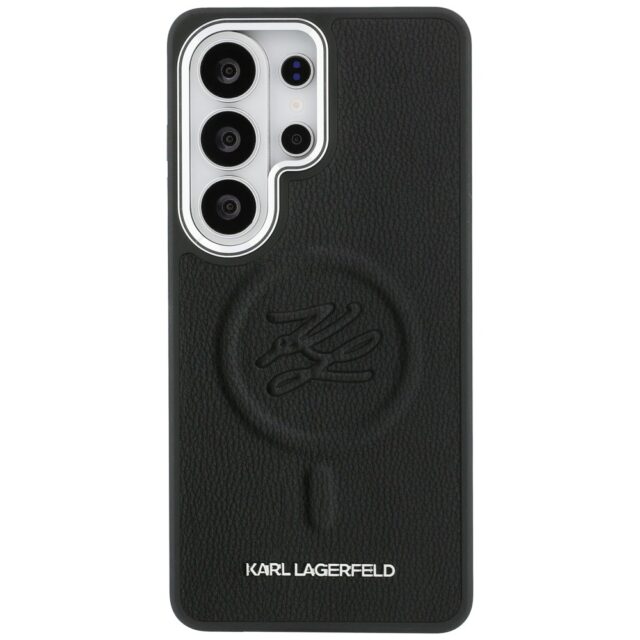 Case Karl Lagerfeld Embossed Ring        Initials MagSafe for Samsung Galaxy S26 Ultra black - imagine 3