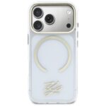 Etui Karl Lagerfeld IML KL Script Logo    MagSafe do iPhone 17 Pro przezroczysty - imagine 3