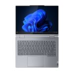 Lenovo ThinkBook 14 2-in-1 G5 IAU Intel Core Ultra 7 255U Hybrid (2-in-1) 35.6 cm (14 ) Touchscreen WUXGA 16 GB DDR5-SDRAM 512 GB SSD Wi-Fi 6E (802.11ax) Windows 11 Pro Swiss Grey - imagine 9