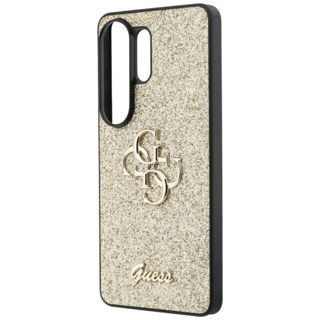 Case Guess Fixed Glitter Big 4G Metal    Logo for Samsung Galaxy S26 Ultra gold - imagine 6