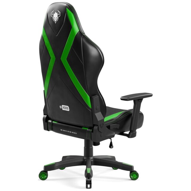 Gaming chair Diablo Chairs X-Horn 2.0 Normal Size black-green - imagine 4