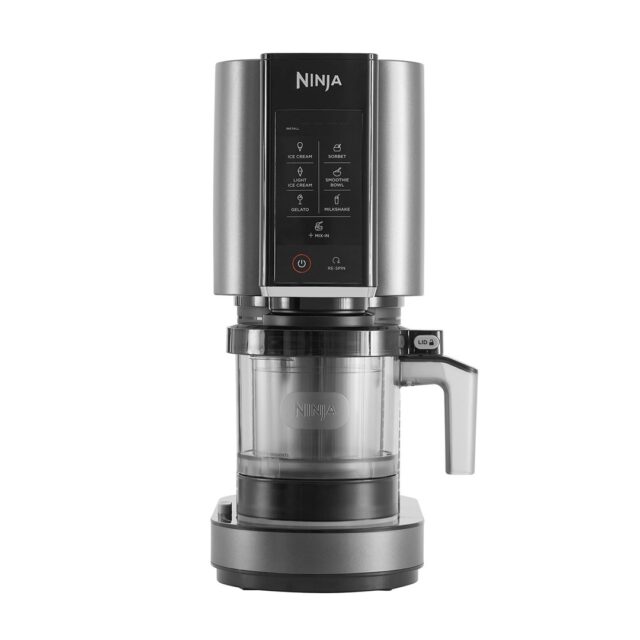 Ninja NC300EU ice cream maker Traditional ice cream maker 1.4 L 800 W Black  Silver - imagine 4