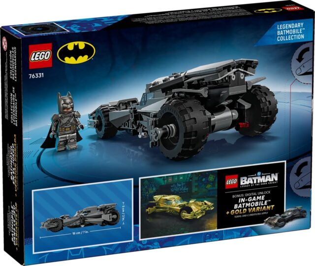 LEGO BATMAN 76331 Batman v Superman Batmobile - imagine 2