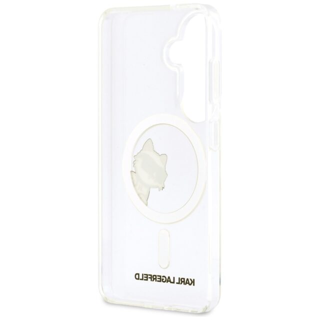 Case Karl Lagerfeld IML Peekaboo         Choupette MagSafe for Samsung Galaxy S26 transparent - imagine 8