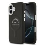 Karl Lagerfeld PU RSG Logo MagSafe Zadní Kryt pro iPhone 17 Black