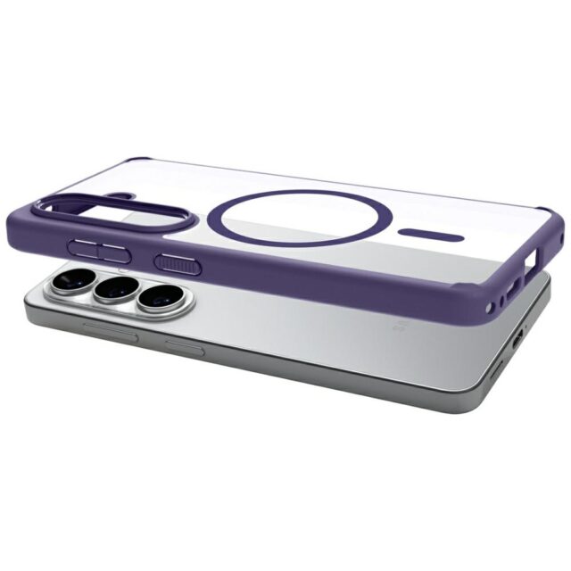 Etui Spigen Ultra Hybrid Mag MagSafe do   Samsung Galaxy S26 fioletowy - imagine 10
