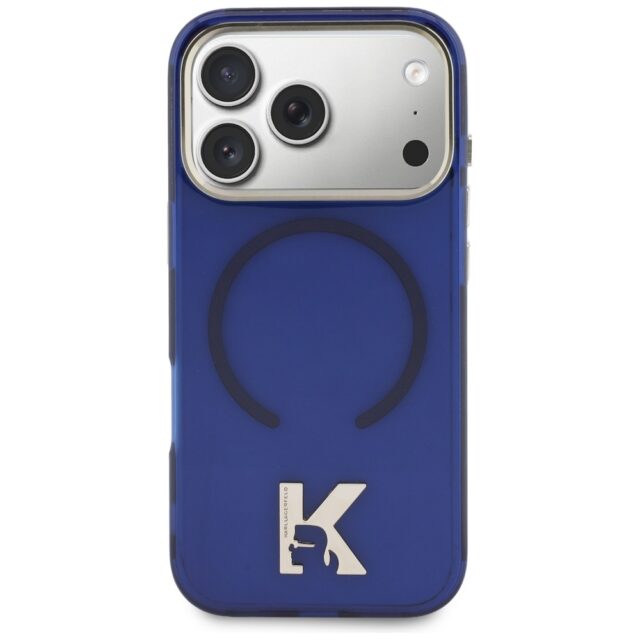 Case Karl Lagerfeld IML K Head Logo      MagSafe for iPhone 17 Pro blue - imagine 3