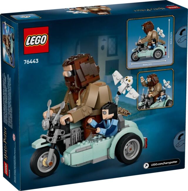LEGO HARRY POTTER 76443 Hagrid & Harry's Motorcycle Ride - imagine 2