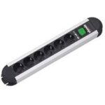 Bachmann PRIMO power extension 1.75 m 6 AC outlet(s) Black  Grey