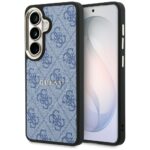 Case Guess 4G Embossed Ring MagSafe for   Samsung Galaxy S26 blue