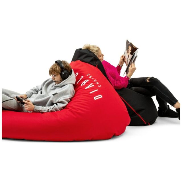 DIABLO gaming pouffe red - imagine 10
