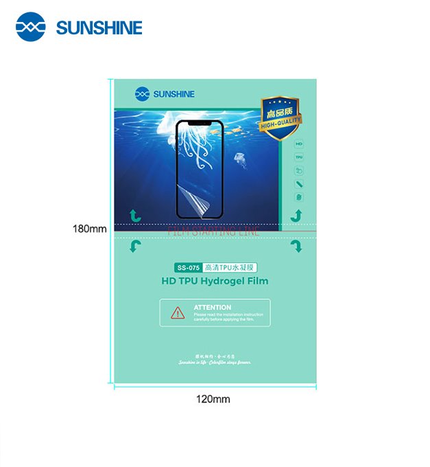 cps-a38aa2511086b13371f132b639af4fc1-2026-03-05-03-03-20 SUNSHINE SS-075 Hydrogel Folie pro Smartphony Pack 50 kusů - imagine 1