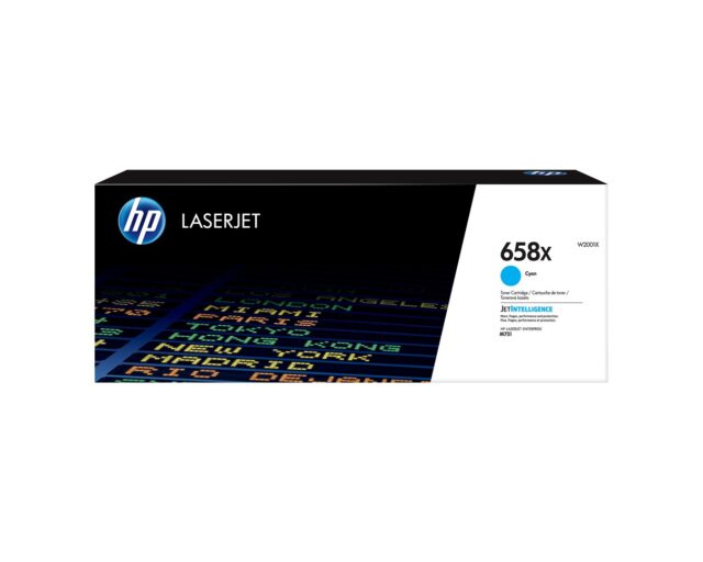 HP 658X      Cyan        LaserJet    Tonerpatrone - imagine 2