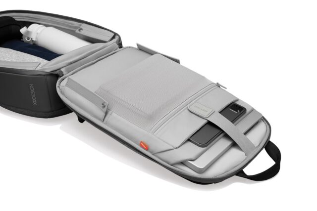 XD DESIGN ANTI-THEFT BACKPACK BOBBY EDGE GREY P/N: P706.2502 - imagine 5