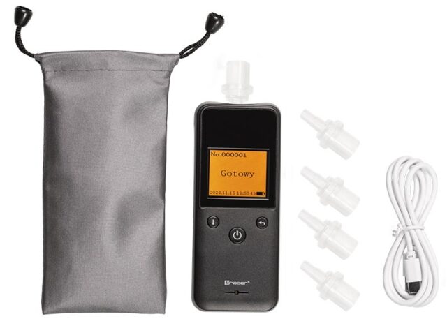 Tracer BreathEZ-2B Semiconductor Breathalyser  Black - imagine 4