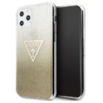 Guess GUHCN61SGTLGO iPhone 11 6,1" / Xr gold hard case Glitter Triangle