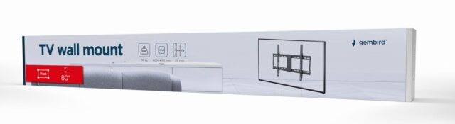 Gembird WM-80F-01 TV mount/stand 2.03 m (80 ) Black - imagine 5