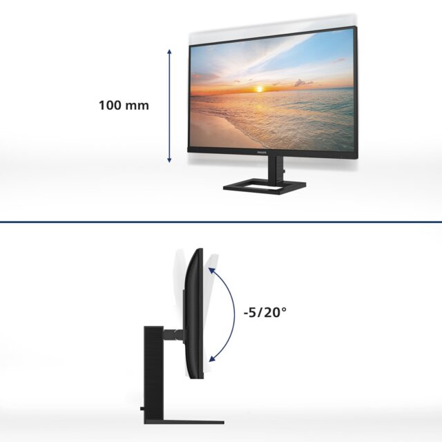 Philips 1000 series 24E1N1300AE/00 computer monitor 60.5 cm (23.8 ) 1920 x 1080 pixels Full HD LCD Black - imagine 3