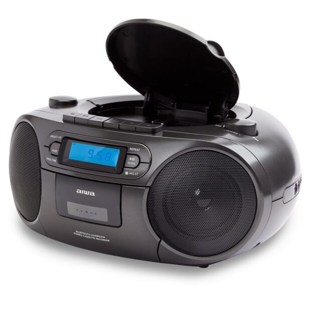 Aiwa BBTC-550BK portable stereo system Digital 6 W Black - imagine 4