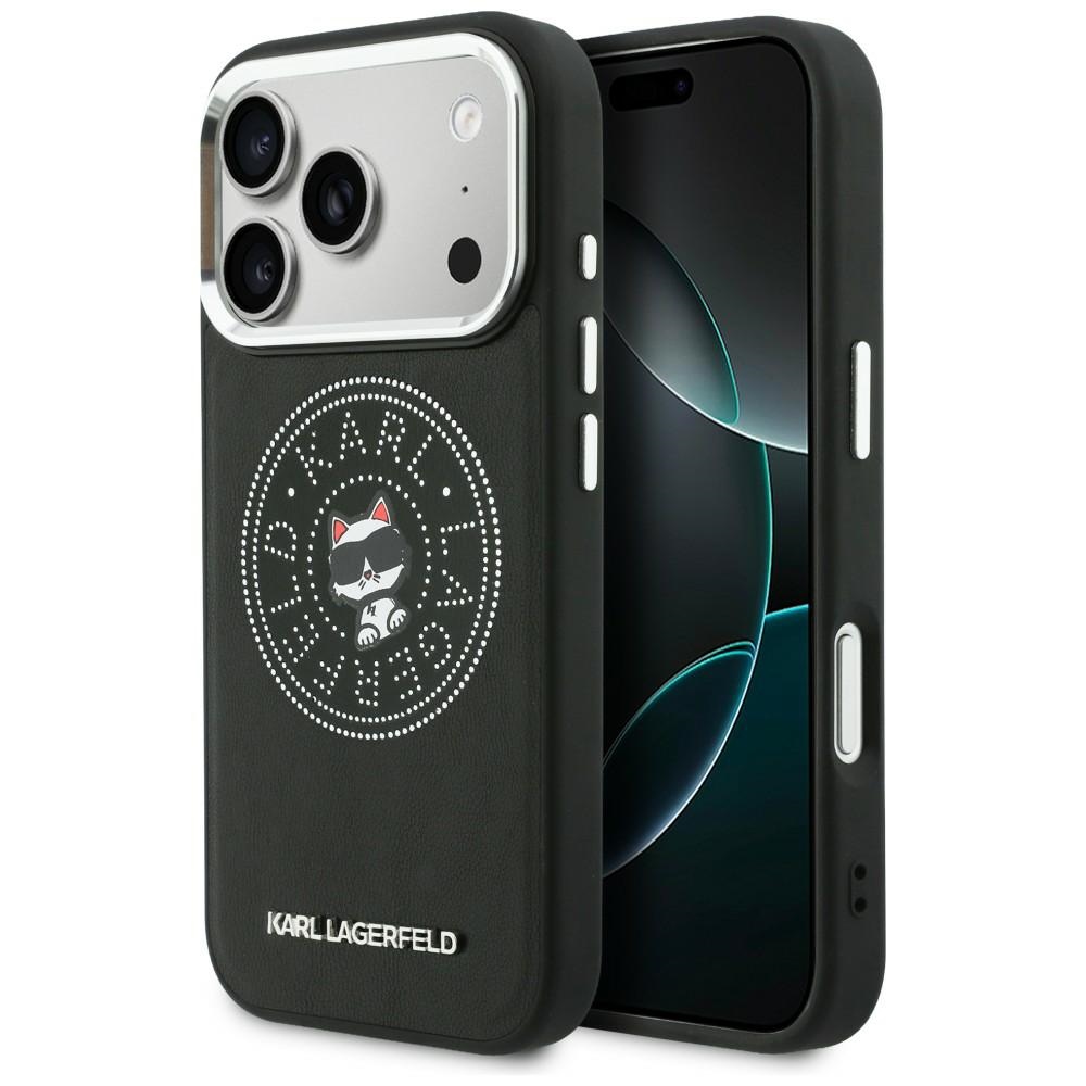 cps-a58b38070be3af30f2aa02deddce6846-2026-03-21-13-23-15 Etui Karl Lagerfeld Point & Choupette Sketch MagSafe do iPhone 17 Pro czarny - imagine 1