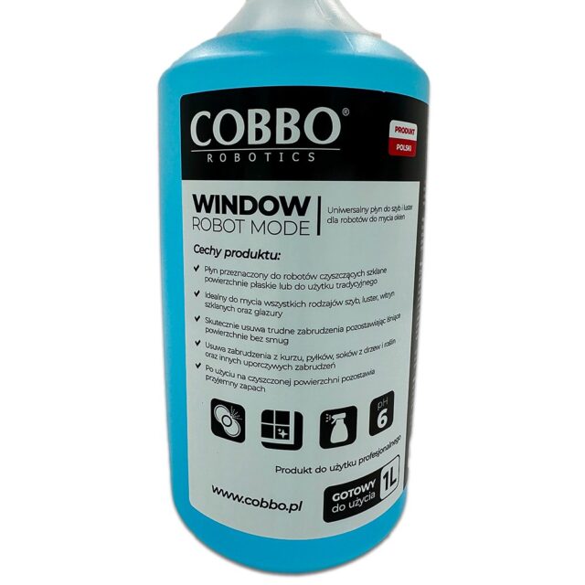COBBO ROBOTIC WINDOW CLEANING LIQUID 1000ML WINDOW - imagine 2