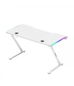 Huzaro Hero 2.5 White RGB gaming desk - imagine 2