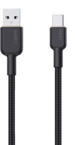 AUKEY CB-NAC1 USB cable 1 m USB A USB C Black