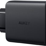 AUKEY PA-D5 GaN mobile device charger Black 2xUSB C Power Delivery 3.0 63W 6A Dynamic Detect