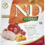 FARMINA N&D Pumpkin Cat Quail and Pomegranate Neutered Adult - dry cat food - 300 g