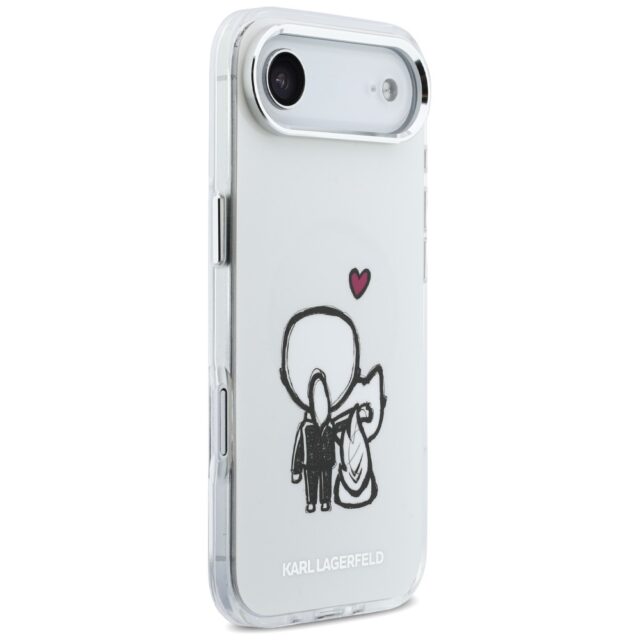 Etui Karl Lagerfeld Karl & Choupette      Back MagSafe do iPhone Air przezroczysty - imagine 4