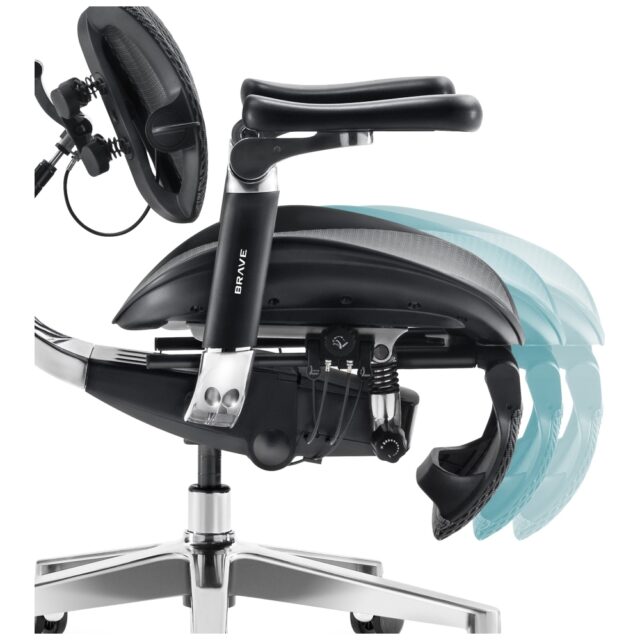 Ergonomic chair Diablo Chairs V-Kinetic black - imagine 9