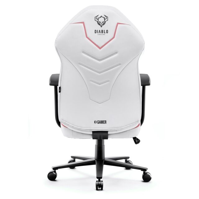 DIABLO X-GAMER gaming chair pink and white - imagine 4