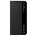 EF-ZG990CBE Samsung Clear View Pouzdro pro Galaxy S21 FE Dark Gray (Pošk./Otevřený Blister)