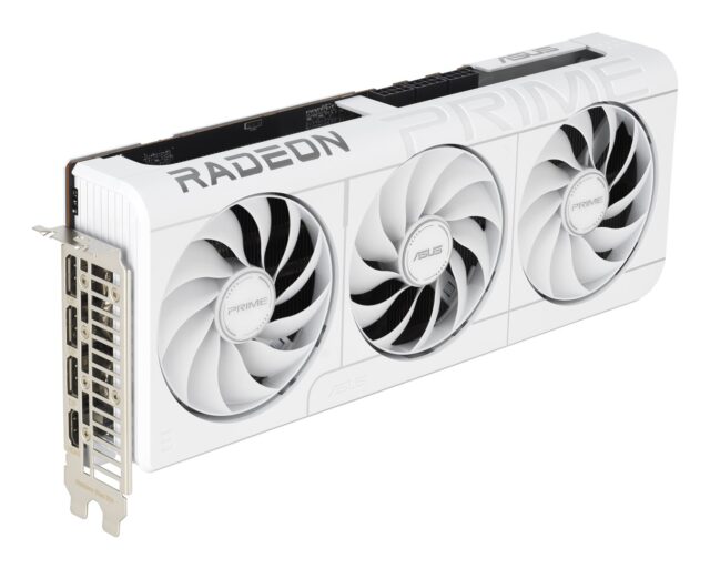 ASUS Prime -RX9070XT-O16G-WHITE AMD Radeon RX 9070 XT 16 GB GDDR6 - imagine 2