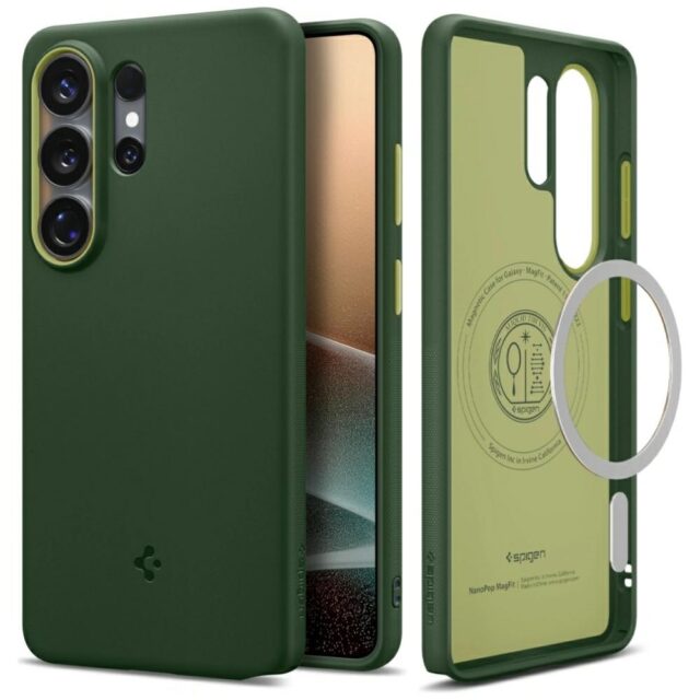 Spigen Nano Pop Mag MagSafe case for Samsung Galaxy S26 Ultra green - imagine 7