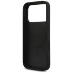 Guess Leather 4G Triangle Strass MagSafe case for iPhone 17 Pro black - imagine 7