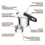 Pressure cooker TEFAL SECURE TRENDY 8L P2584401 - imagine 3