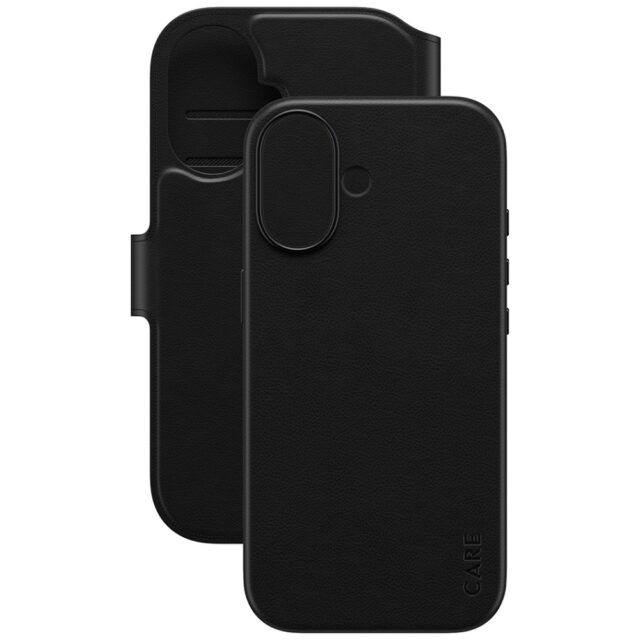 Case CARE by PanzerGlass Feature Tango 2w1 Wallet Case MagSafe for iPhone 17 black - imagine 3