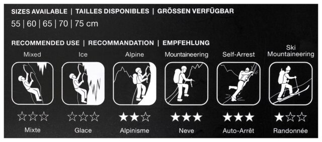 Black Diamond Raven Ice Axe 55 CM - imagine 8