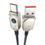 Baseus Unbreakable USB A to USB C cable 2 m 100 W White - imagine 2